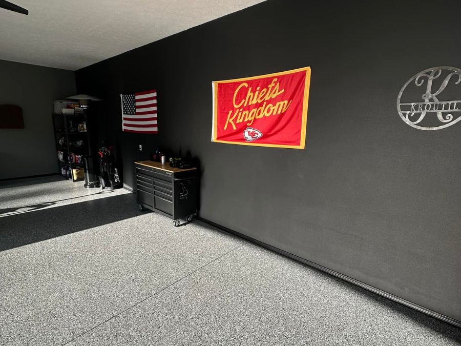 Basement floor polyaspartic coating Missouri