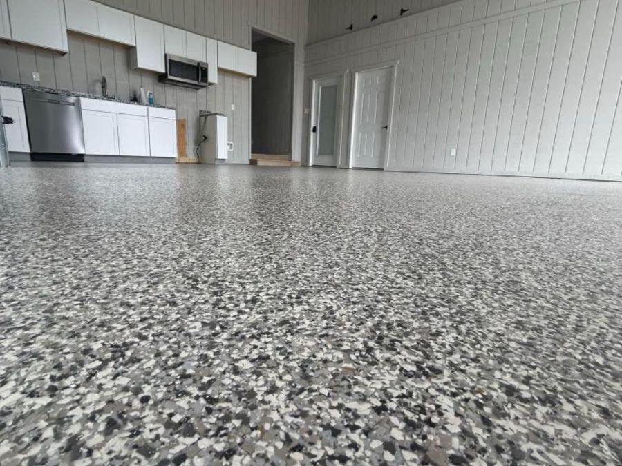 Mancave floor coating Ozark Missouri
