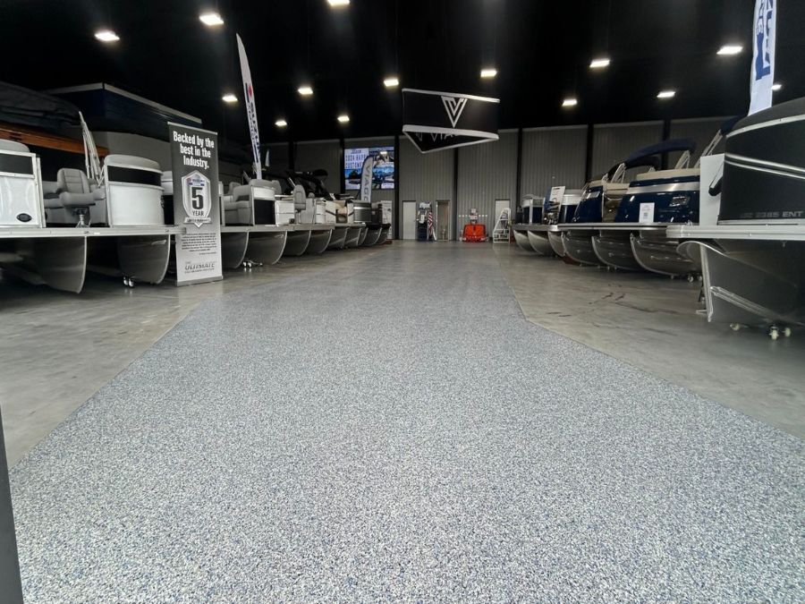 Commercial epoxy floor coating SW Missouri