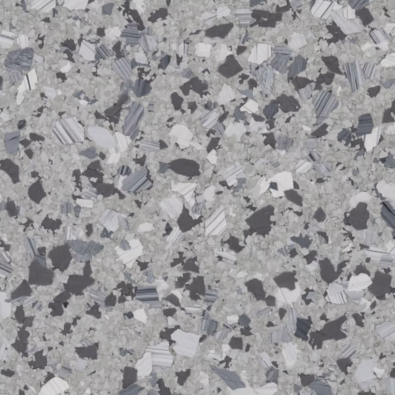 Epoxy flake color option 6 Missouri