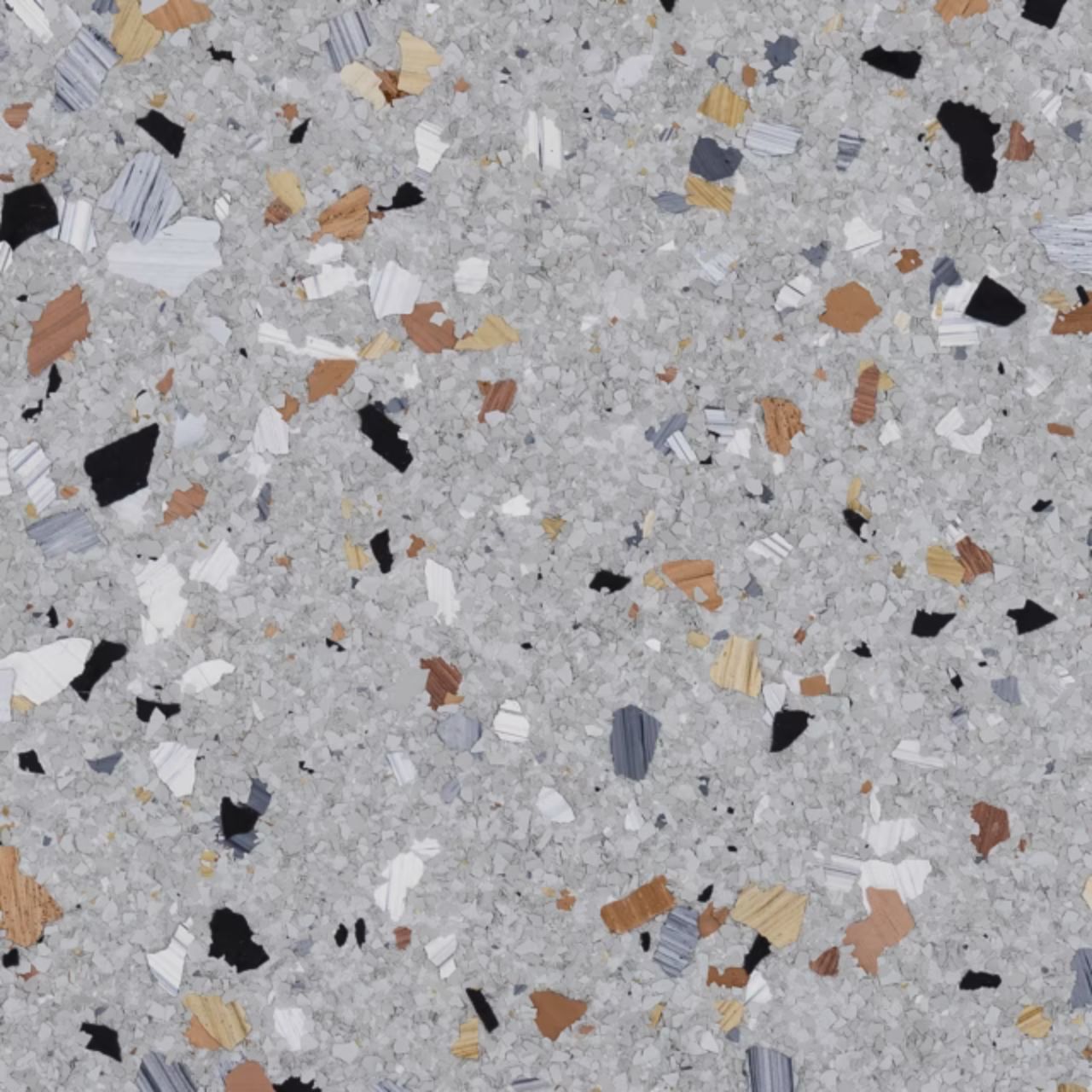Epoxy flake color option 7 Springfield