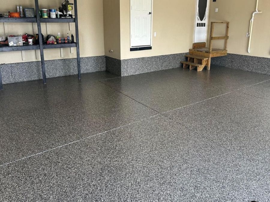 Polyaspartic garage floor coating Springfield Missouri