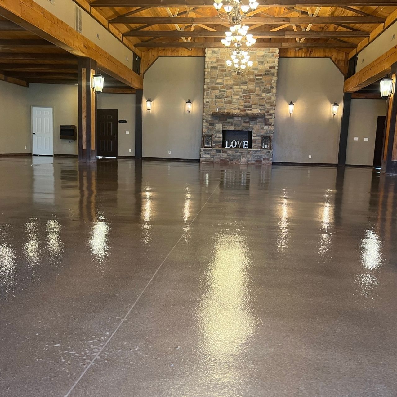 Wedding and event venue floor coating Missouri