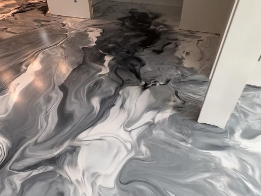 Metallic floor coating Springfield Missouri